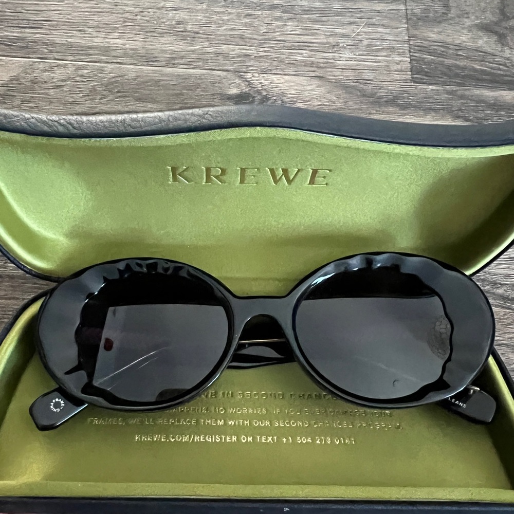 KREWE Black Sunglasses